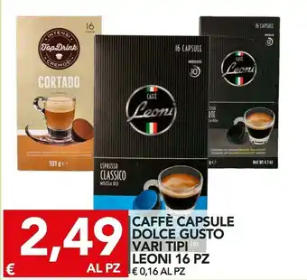 TuoDi Leoni Cialde caffè offerta