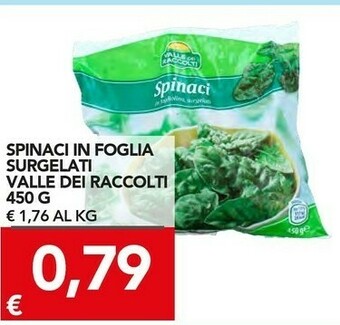 TuoDi Vallè Spinaci offerta