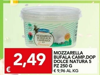 TuoDi Dolce natura Mozzarella di bufala offerta