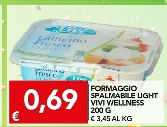 TuoDi Vivi wellness Formaggio spalmabile offerta