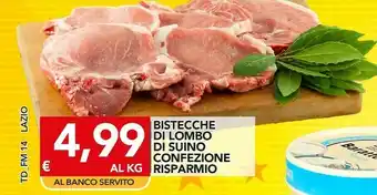 Fresco Bistecche Di Lombo Di Suino
