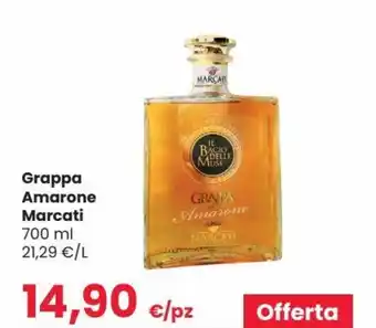Despar Grappa Amarone Marcati 700 ml offerta
