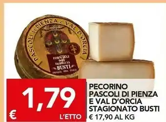 Busti Pecorino Pascoli Di Pienza E Val D'Orcia Stagionato