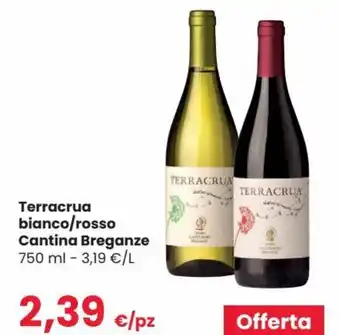 Despar Terracrua bianco/rosso Cantina Breganze 750 ml offerta
