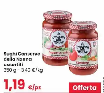 Despar Conserve della Nonna Sughi assortiti 350 g offerta