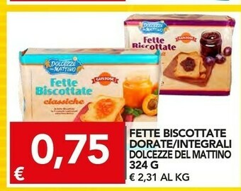 TuoDi Dolcezze del mattino Fette biscottate offerta