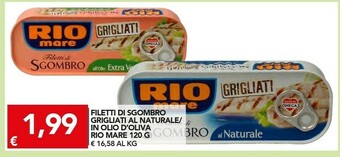 TuoDi Rio Mare Filetti di sgombro offerta