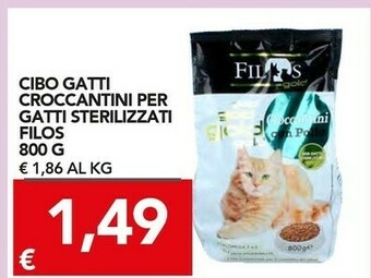 Cibo per gatti