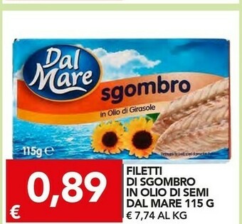 TuoDi Dal mare Filetti di sgombro offerta