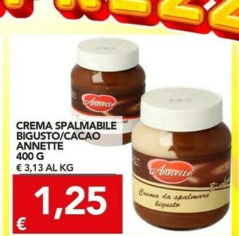 TuoDi Annette Crema al cioccolato offerta