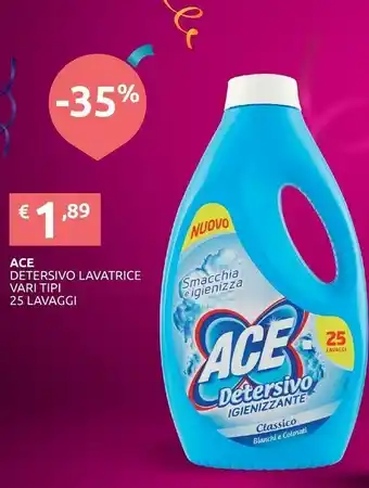 PiùMe Ace Detersivo lavatrice offerta