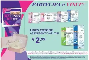 PiùMe Lines Assorbenti lines offerta