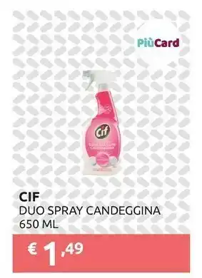 PiùMe Cif Sgrassatore offerta
