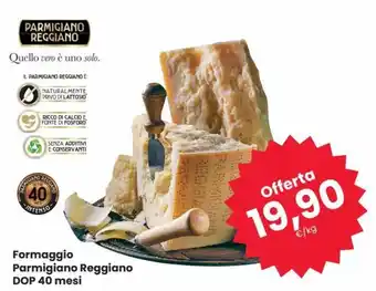 Despar Formaggio Parmigiano Reggiano DOP 40 mesi offerta