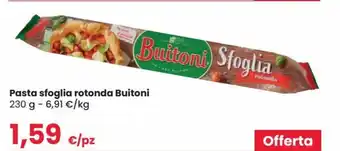 Despar Buitoni Pasta sfoglia rotonda 230 g offerta