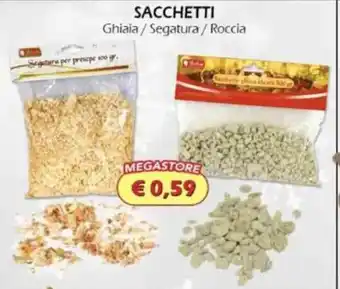 Sacchetti Ghiaia/Segatura / Roccia