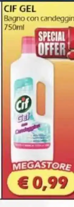 Cif Gel Bagno con candeggina 750 ml
