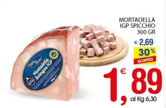 Qui Discount Mortadella IGP Spicchio 300gr offerta