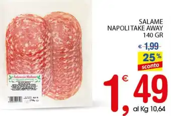 Salame Napoli Take Away 140gr