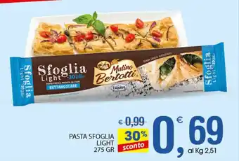 Qui Discount Pasta Sfoglia Light 275gr offerta