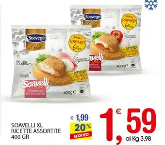 Qui Discount Soavegel Soavelli XL Ricette Assortite 400gr offerta