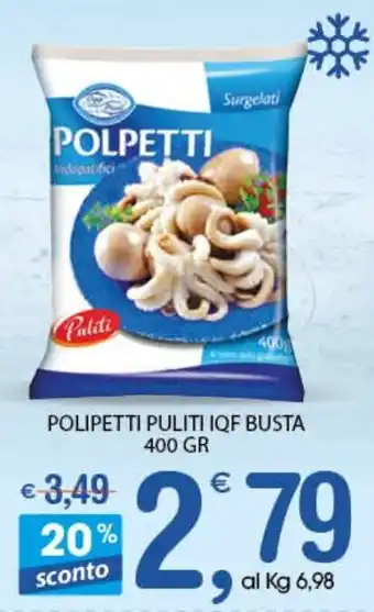 Polpetti Puliti IQF Busta 400gr