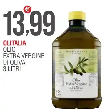 Caramico Olitalia Olio Extra Vergine di Oliva 3 litri offerta