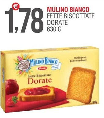 Caramico Mulino Bianco Fette Biscottate Dorate 630 g offerta