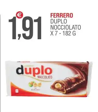 Caramico Ferrero Duplo Nocciolato x 7 182 g offerta