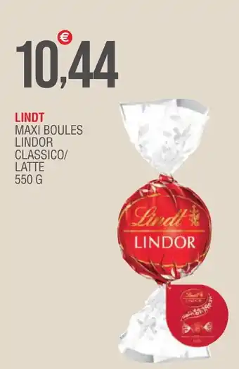 Caramico Lindt Maxi Boules Lindorm CLassico Latte 550 g offerta