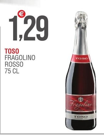 Toso Fragolino Rosso 75 cl