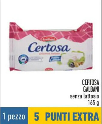 Conad Galbani Certosa senza lattosio 165 g offerta