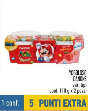 Conad Danone Yogoloso vari tipi conf. 110 g x 2 pezzi offerta