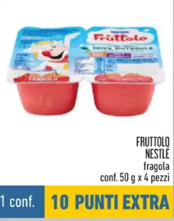 Conad Nestlé Fruttolo fragola conf. 50 g x 4 pezzi offerta