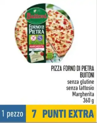 Conad Buitoni Pizza Forno di Pietra senza glutine senza lattosio Margherita 360 g offerta