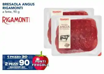 Esselunga Rigamonti Bresaola Angus a fette 90 g offerta