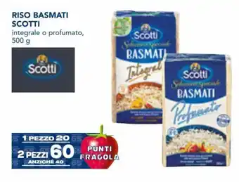 Esselunga Scotti Riso Basmati integrale o profumato 500 g offerta