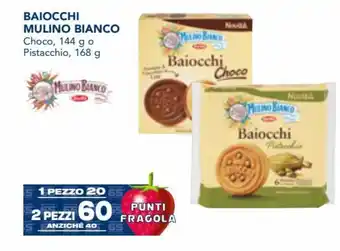 Esselunga Mulino Bianco Baiocchi Choco 144 g o Pistacchio 168 g offerta