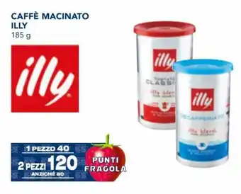Esselunga Illy Caffè Macinato 185 g offerta