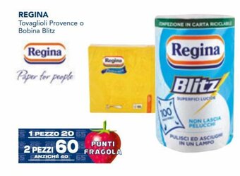 Esselunga Regina Tovaglioli Provence o Bobina Blitz offerta