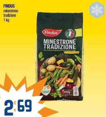 Ottimo Market Findus minestrone tradizione 1 kg offerta