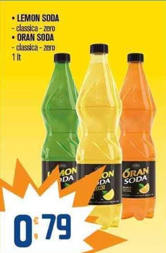 Ottimo Market Lemon Soda classica - zero / Oran Soda classica - zero 1 lt offerta