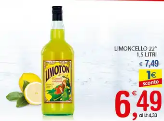 Limoncello 22 1,5 Litri
