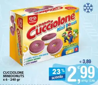 Cucciolone Minidonuts x6-240gr
