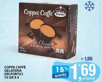 Qui Discount Coppa Caffe Gelateria Dei Portici 70grx4 offerta