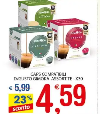 Gimoka Caps Compatibili D/Gusto Assortite -X30
