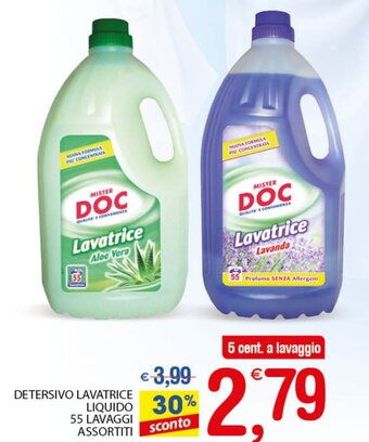 Qui Discount Detersivo Lavatrice Liquido 55 Lavaggi Assortiti offerta