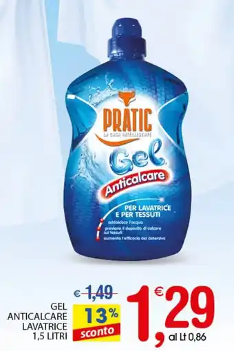 Qui Discount Pratic Gel Anticalcare Lavatrice 1,5L offerta