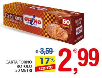 Qui Discount Carta Forno Rotolo 50 Metri offerta