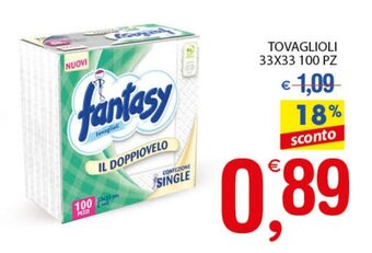 Fantasy Tovaglioli 33x33 100 PZ